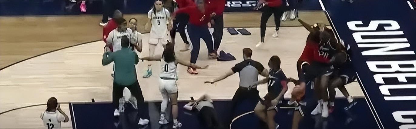 kaiyun-罕见！NCAA女篮爆发斗殴事件：8名球员遭驱逐 女裁判受伤倒地